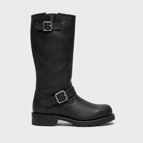 Ride Tecs Engineer Biker Boot, Full Grain Leather