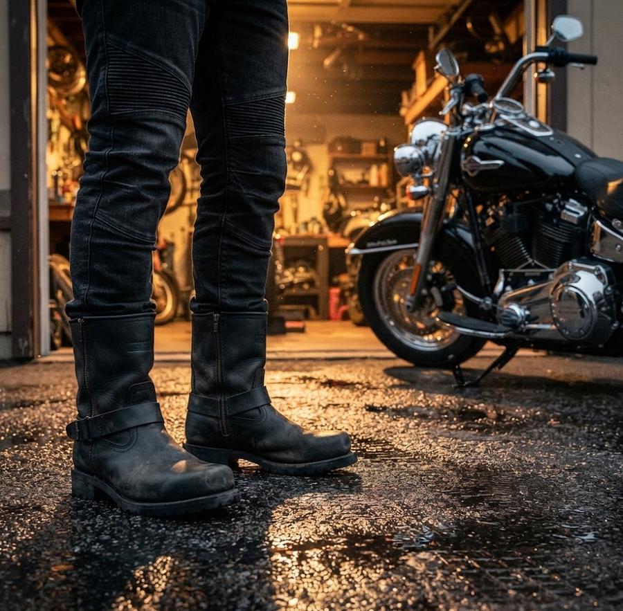RIDETECS 1436 Short Harness Zip Boot